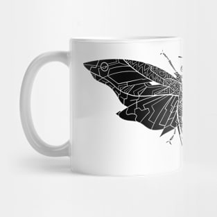 the monster in the dark cicada of death in mexican totonac patterns ecopop Mug